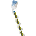 Goobay Ultra-Flexible CAT 6 A Patch Cable, Slim, U/FTP, white 3 m - (74337)