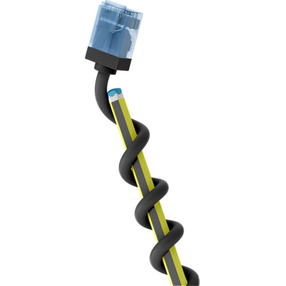 Goobay Ultra-Flexible Cat 6A Patch Cable, Slim, U/UTP, Black - (74242)