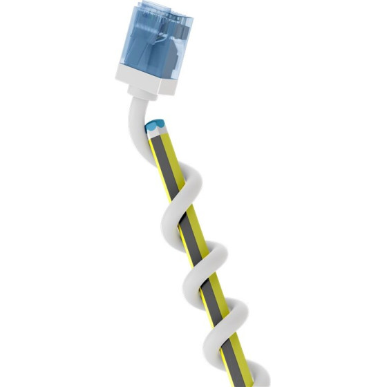 Goobay Ultra-Flexible Cat 6A Patch Cable, Slim, U/UTP, White - (74302)