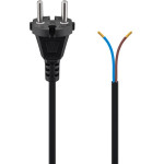 Goobay Universal Hoover Connection Cable 7.5 m, Black, (2*0.75 mm�) - (58913)