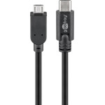 Goobay Usb 2.0 Cable (USB-C(TM) To Micro-B 2.0), Black - (67992)