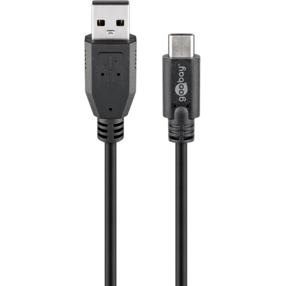 Goobay Usb 2.0 Cable (USB-C(TM) To Usb A), Black - (55469)