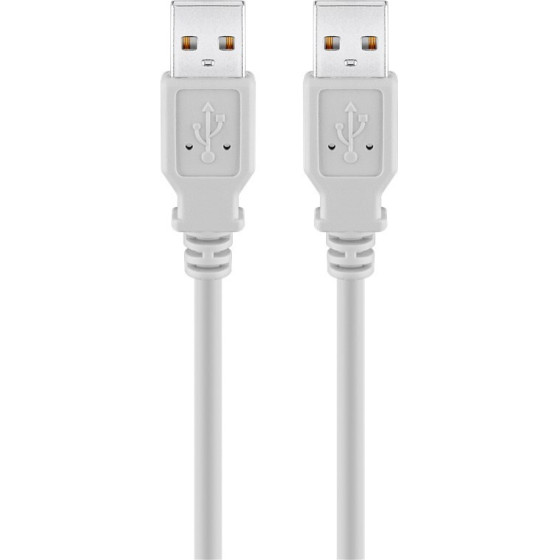 Goobay Usb 2.0 Hi-Speed Cable 3 m, Grey (10 pcs) - (93376)