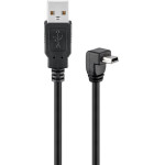 Goobay Usb 2.0 Hi-Speed Cable 90�, Black - (93971)