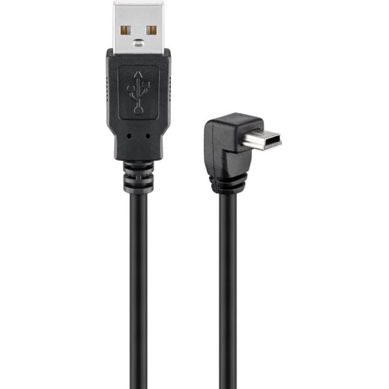 Goobay Usb 2.0 Hi-Speed Cable 90�, Black - (93971)