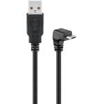 Goobay Usb 2.0 Hi-Speed Cable 90�, Black - (95343)