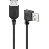 Goobay Usb 2.0 Hi-Speed Extension Cable 90�, Black - (95701)