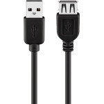 Goobay Usb 2.0 Hi-Speed Extension Cable, Black - (68625)