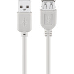 Goobay Usb 2.0 Hi-Speed Extension cable, Grey (10 pcs) - (68716)