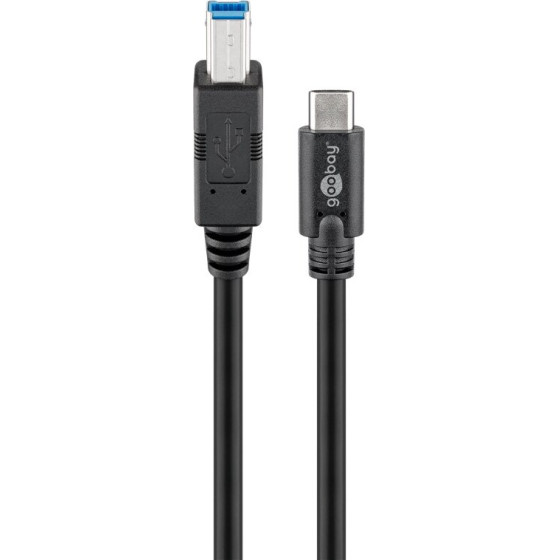 Goobay Usb 3.0 Cable (USB-C(TM) To B), Black - (67986)