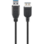 Goobay Usb Extension Cable, Usb 3.0, 1.8 m, Black - (43998)