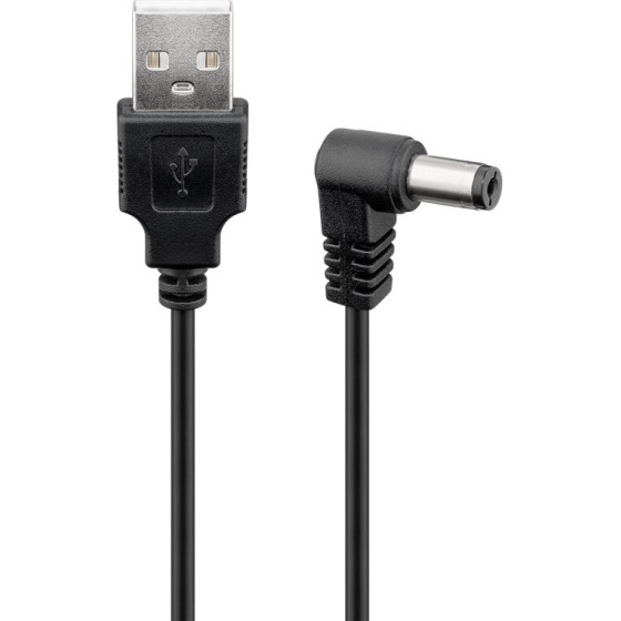 Goobay Usb To Dc Cable 5.5 x 2.5 mm, 1 m - (55155)