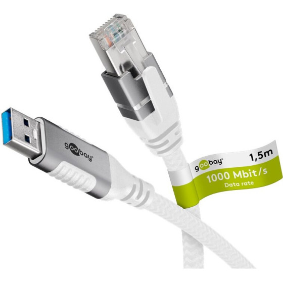 Goobay USB-A 3.0 To RJ45 Ethernet Cable - (74158)