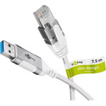 Goobay USB-A 3.0 To RJ45 Ethernet Cable, Slim, 7.5 m - (74382)