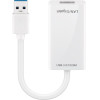 Goobay USB-A Ethernet Adapter, White - (95442)