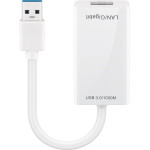 Goobay USB-A Ethernet Adapter, White - (95442)