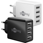 Goobay USB-A Multiport Charger (30 W) White - (44962)