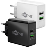 Goobay USB-A Qc Dual Fast Charger (28 W) White - (44957)