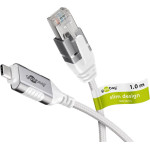 Goobay USB-C(TM) 3.1 To RJ45 Ethernet Cable, Slim, 1 m - (74385)