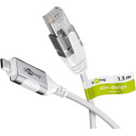 Goobay USB-C(TM) 3.1 To RJ45 Ethernet Cable, Slim, 1.5 m - (74386)