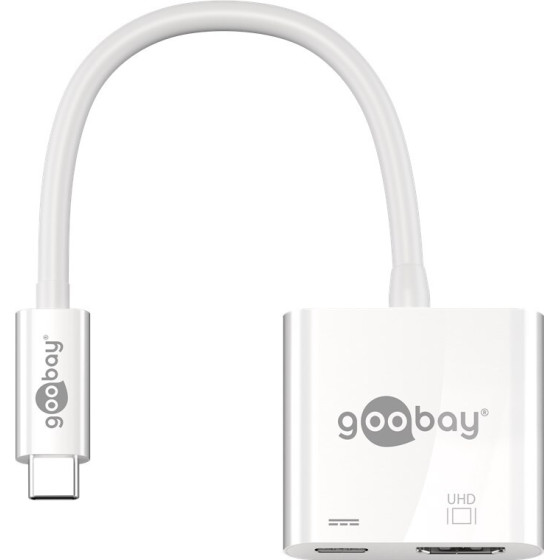 Goobay USB-C(TM) Adapter To HDMI(TM) 4K @ 60 Hz, White - (62110)
