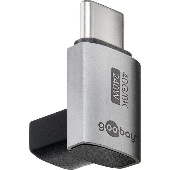 Goobay USB-C(TM) Adapter Vertical 90� Short, USB4(TM) - (74444)