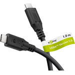 Goobay USB-C(TM) Cable, USB4(TM), 100 W, 40 Gbit/s, Power Delivery, 1 m - (74191)