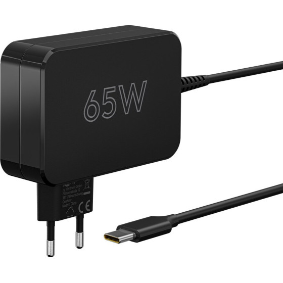 Goobay USB-C(TM) Charger For Laptops (65 W) Black - (65419)