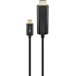 Goobay USB-C(TM) Hdmi Adapter Cable (4k @ 60 Hz), 1.80 m, Black - (77528)