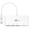 Goobay USB-C(TM) Multiport Adapter To 3x USB-A, Cardreader - (62097)
