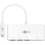 Goobay USB-C(TM) Multiport Adapter To 3x USB-A, Cardreader - (62097)