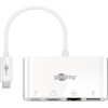 Goobay USB-C(TM) Multiport Adapter To HDMI(TM) And Ethernet, PD, White - (62105)