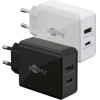 Goobay USB-C(TM) Pd Dual Fast Charger (30 W) White - (61674)
