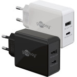 Goobay USB-C(TM) Pd Dual Fast Charger (30 W) White - (61674)