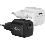 Goobay USB-C(TM) Pd Gan Fast Charger Nano (30 W) Black - (59715)