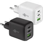 Goobay USB-C(TM) Pd Gan Multiport Fast Charger Nano (65 W) White - (64754)