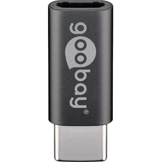 Goobay USB-C(TM) To Usb 2.0 Micro-B Adapter, Grey - (56635)