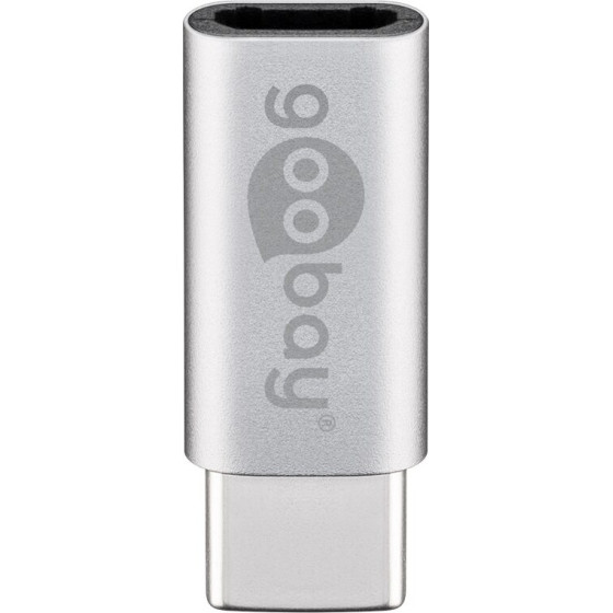 Goobay USB-C(TM) To Usb 2.0 Micro-B Adapter, Silver - (56636)