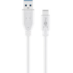 Goobay USB-C(TM) To Usb A 3.0 Cable, White - (67185)