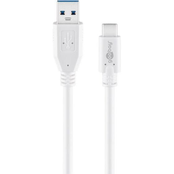 Goobay USB-C(TM) To Usb A 3.0 Cable, White - (67185)