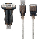 Goobay USB-to-Serial Adapter, Transparent (10 pcs) - (95436)