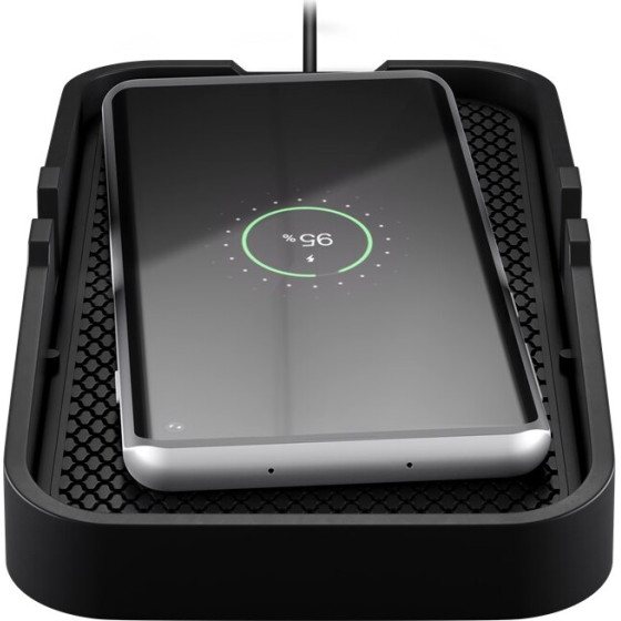 Goobay Wireless Vehicle Fast Charger 15 W, Black - (60471)