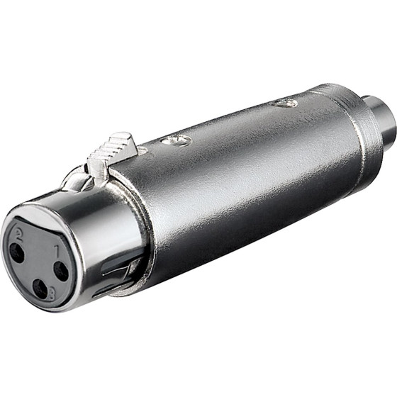 Goobay Xlr Adapter, Rca Female To Xlr Female - (27457)