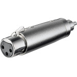 Goobay Xlr Adapter, Rca Male To Xlr Female - (27455)