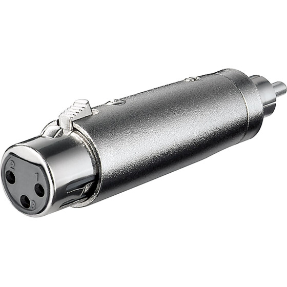 Goobay Xlr Adapter, Rca Male To Xlr Female - (27455)