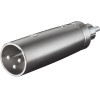 Goobay Xlr Adapter, Rca Male To Xlr Male - (27456)