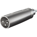 Goobay Xlr Adapter, Rca Male To Xlr Male - (27456)