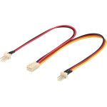 Goobay Y Power Cable For Pc Fan, 3-Pin Male/Female - (93880)