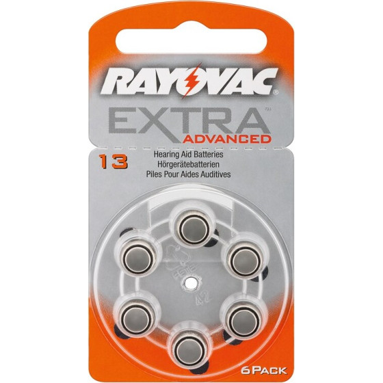 Rayovac PR48/13A Battery, 6 pcs. In Blister (10 pcs)