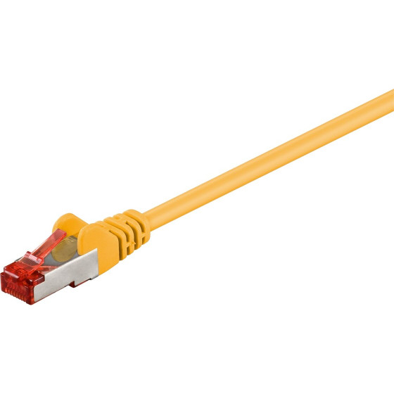 Goobay Cat 6 Patch Cable S/Ftp (PiMF), Yellow - (95578)